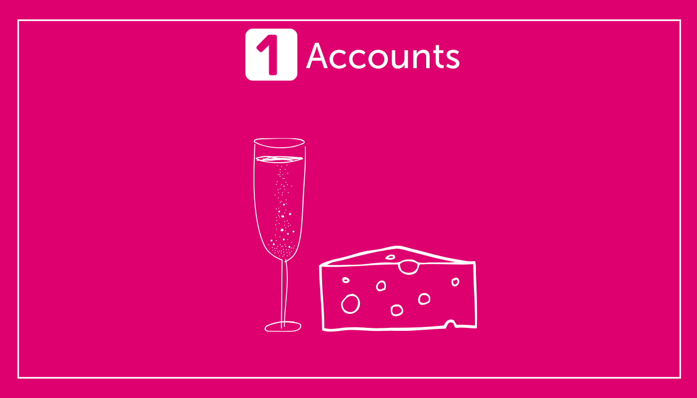 1 Accounts Wine & Cheese Night