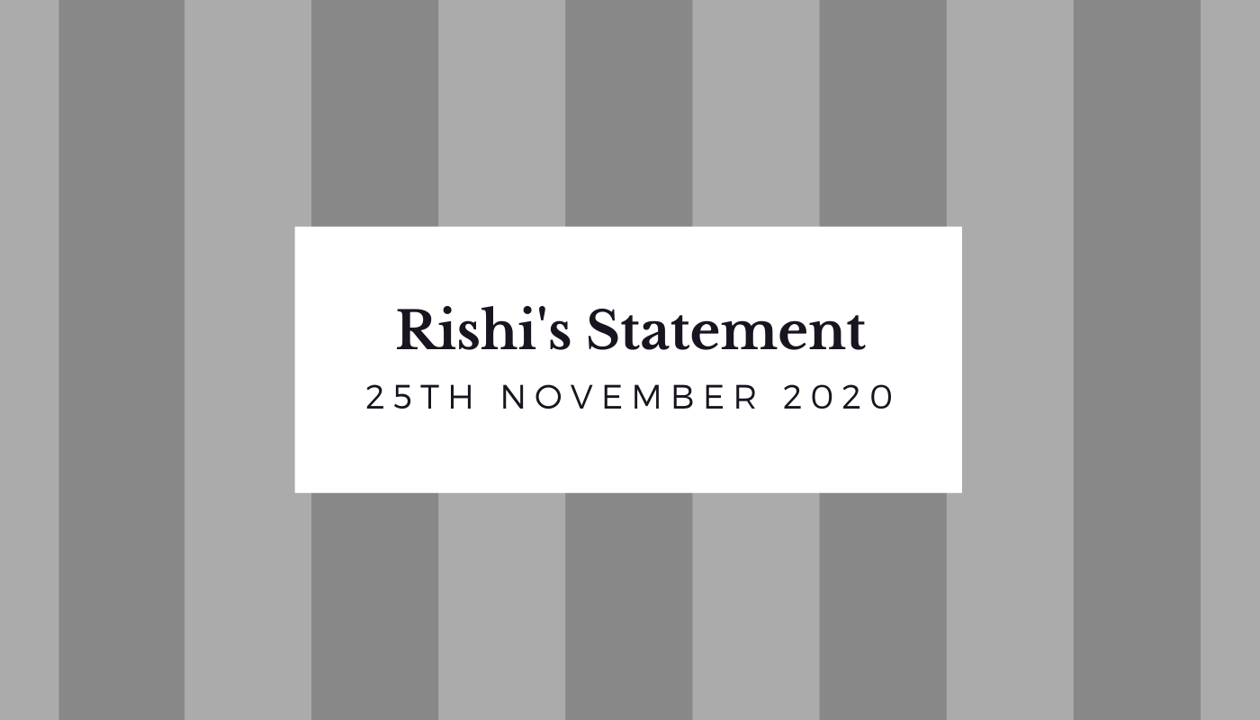 Our thoughts on Rishi’s statement yesterday