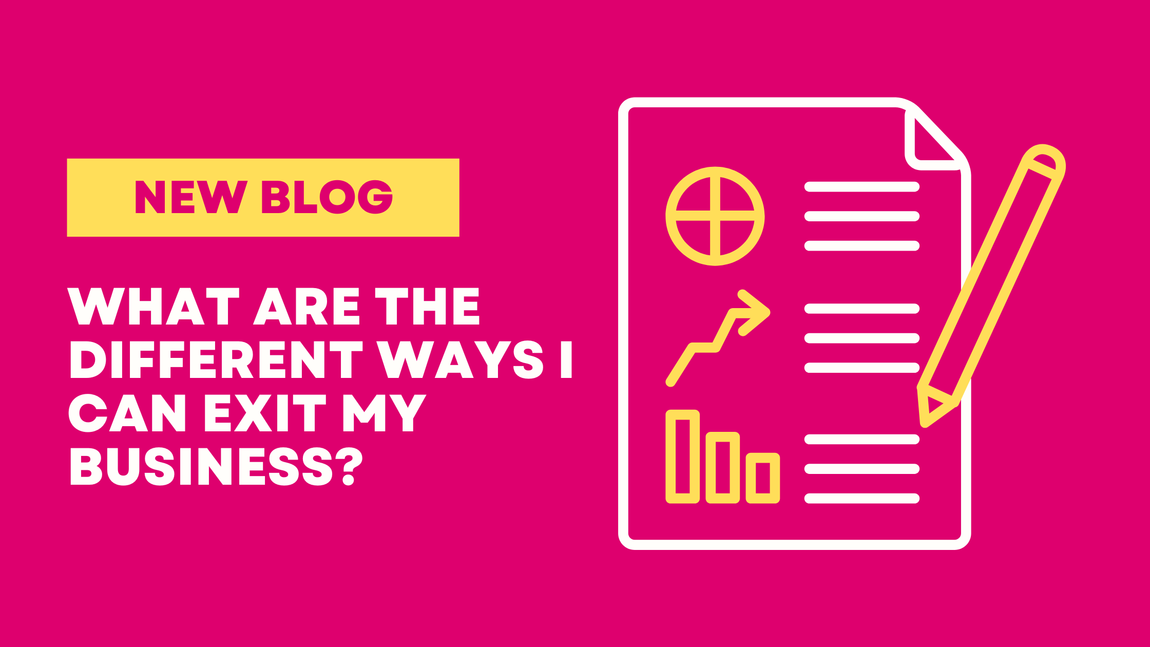 What are the different ways I can exit my business